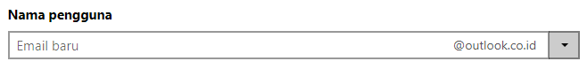 Isi Nama Pengguna Outlook